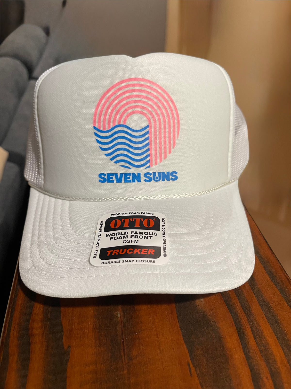 White Cotton Candy Trucker