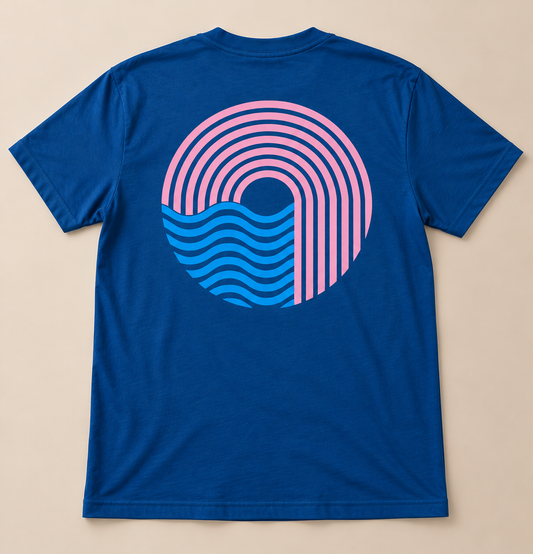Cotton Candy Tee Blue