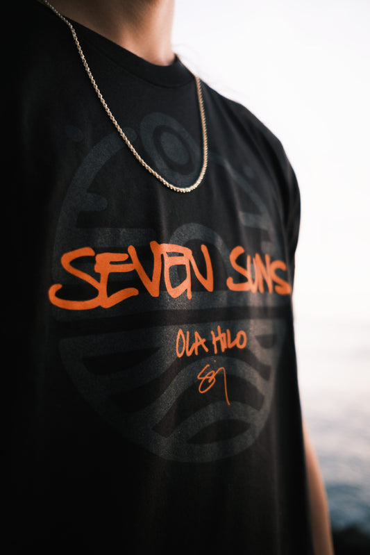 Limited Edition Ola Hilo Sig Zane / Seven Suns Collab Tee